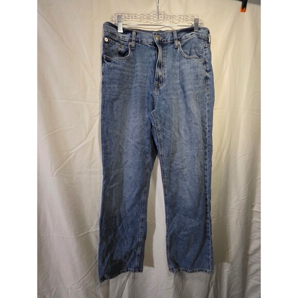 AERO Denim - AERO High Rise Baggy women's Blue Denim Jeans Size 10 REG 100% Cotton